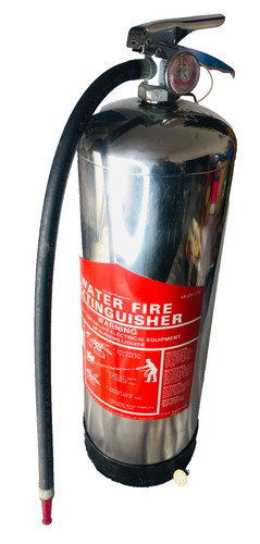 Chrome fire extinguisher 1987 - extinguisher,