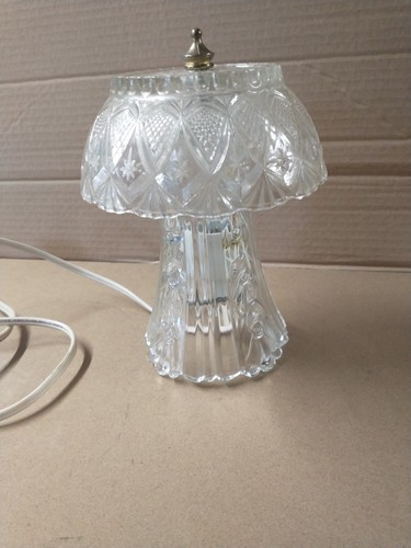 Vintage cut glass fairy lamp - vintage,