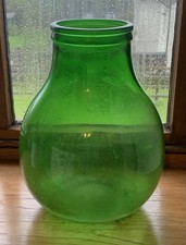 12 litre Green Glass Demijohn