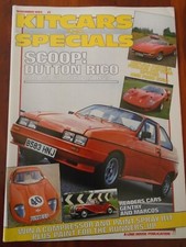 Kitcars & Specials Nov 1984 Dutton Rico, Daytona Spyrder replica