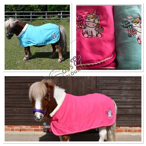 Shetland fleece rugs unicorn - fleece,