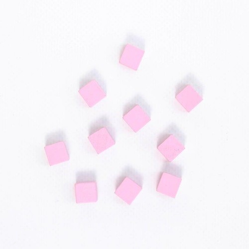 Wooden cubes 8mm - wooden,