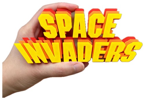 Decorative space invaders - space,