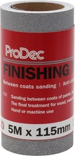 ProDec 5m Roll 320 Grit Extra Fine Grade Finishing Paper for Sanding 