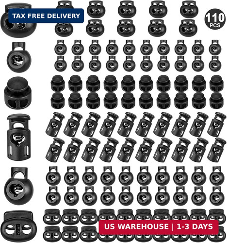 110pcs plastic cord locks - cord,