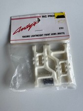 Andy's Vintage 3701 Yokomo YZ10 YZ-10 870C White Suspension Arms Front NEW NOS