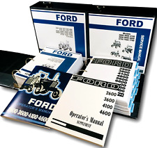 Ford 2600 3600 4100 4600 Tractor Service Parts Operators Manual Set Repair Book