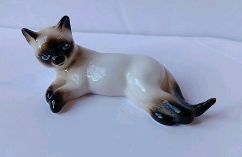 Siamese cat porcelain - siamese,