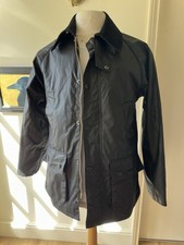 Barbour Bedale Black Wax Jacket -c 42 New