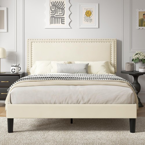 Full size platform bed frame - size,
