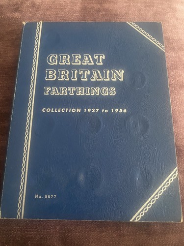 Whitman folder 9677 farthings - whitman,