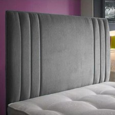 Lined Headboard Plush Velvet Fabric Upholstered Divan Bed Headboard 20" 26" High