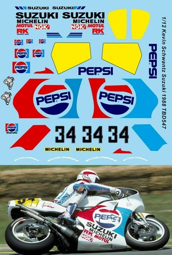 Decals for suzuki rgv - for,