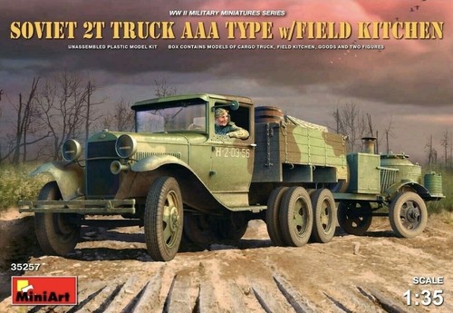 Miniart gaz aaa - gaz-aaa, truck