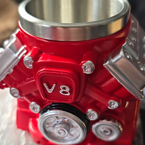 Engine shaped novelty - shaped, mug