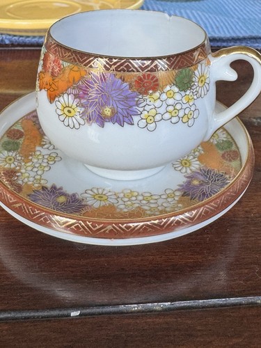 Vtg kutani eggshell porcelain - vtg,