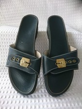 VTG DR SCHOLL NAVY LEATHER