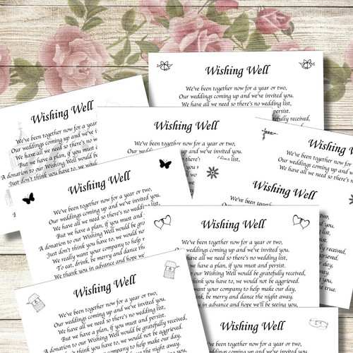 Small wedding gift poem - 25,