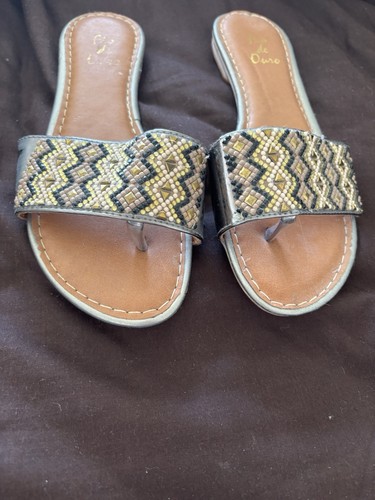 Ladies embellish toe post flip - ladies,