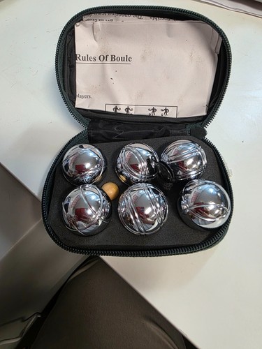 Mini boules set case - set,