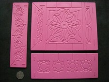 3 FLORAL EMBOSSING BOARDS