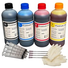 4 x 500ml Printer & Ciss