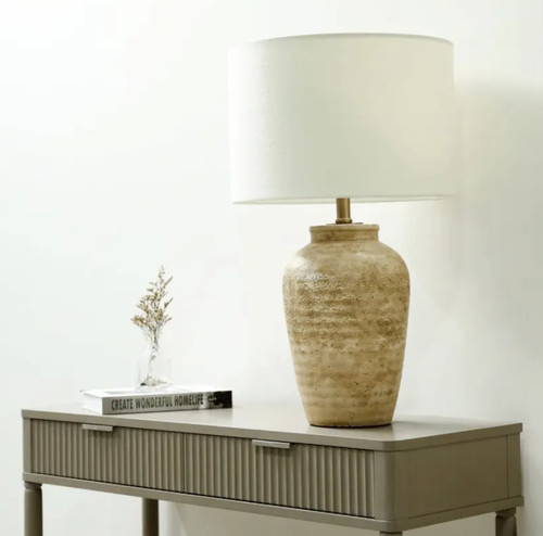 Large rustic ceramic table - large,
