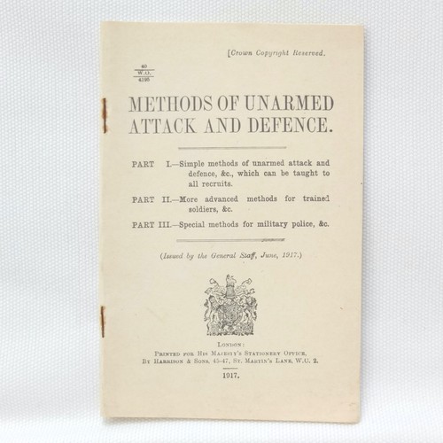 Ww1 1917 unarmed combat manual - 1917,