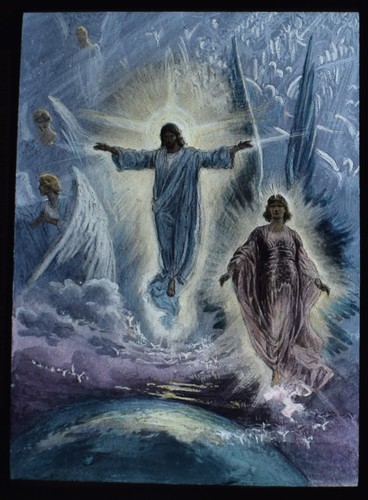 Christ heaven c1890 hand - c1890,