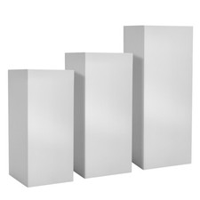 3/5PCS Set Square Metal Plinth
