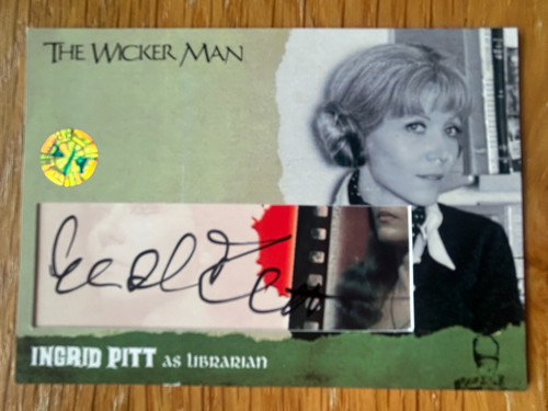 The wicker man trading card - wicker,