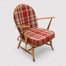 Vintage Ercol Windsor Easy Chair Natural Light Black Label FREE UK Delivery