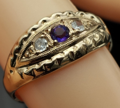Vintage 9ct gold - gold, &