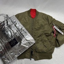 OPENING CEREMONY ALPHA INDUSTRIES REVERSIBLE MA-1 Slim Fit BOMBER JACKET RARE M