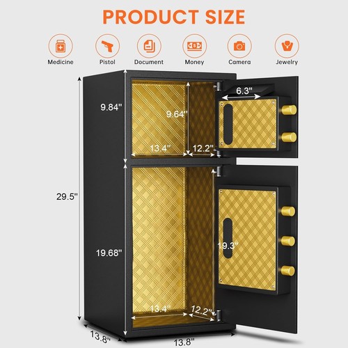 Home safe box with - cu,