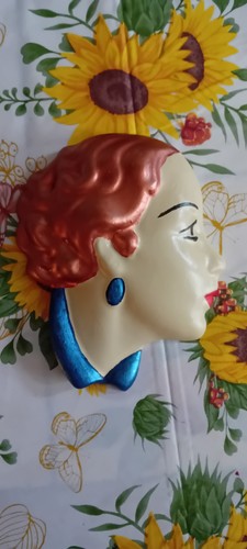 Art deco style lady - art,