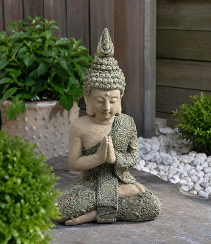 Praying buddha garden - buddha, statue