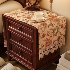 Nightstand Cover with Lace