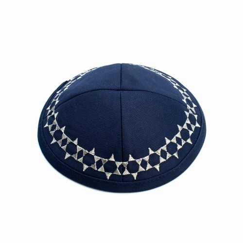 Blue cotton star david - star, of