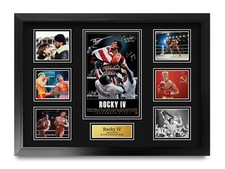 Rocky 4 Signed Large A2 Framed