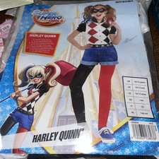 Amscan Harley Quinn dc super hero girls fancydress  party costume size 10-12 yes