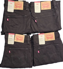 Levis 511 Mens Slim Fit Stretch Brown Denim Jeans All Sizes