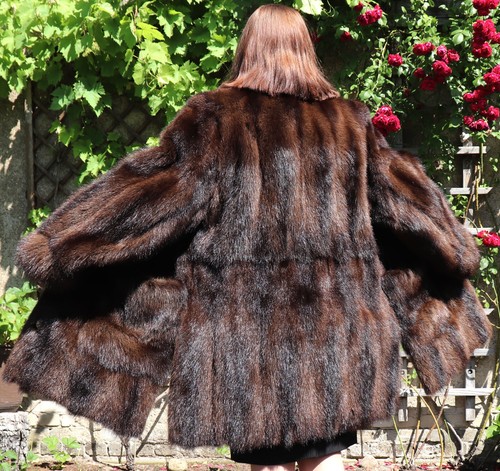 Fur coat iltis - coat,