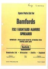 Bamfords FSL1 Farmyard Manure