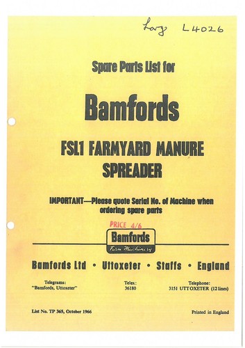 Bamfords fsl1 farmyard - bamfords, manure