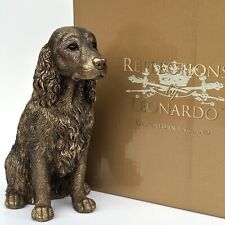 Spaniel ornament figurine Leonardo Reflections Bronzed Dog lover gift, boxed