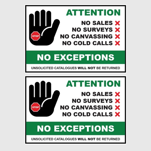 Attention sales people cold - sales,