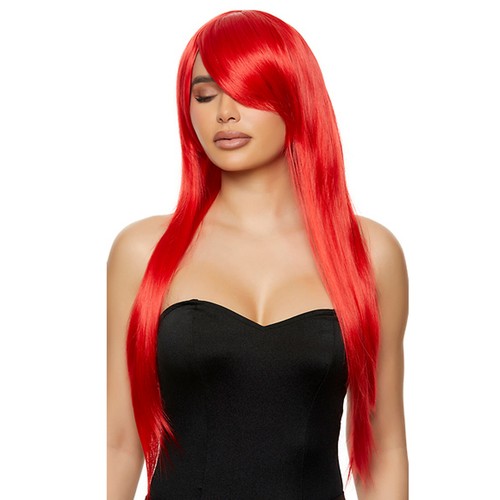 Red hot costume - red, wig