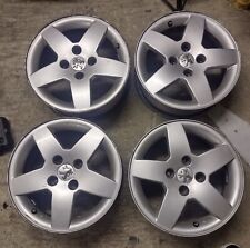 PEUGEOT 207 VTI 15" Alloy 5 Spoke 6Jx15 wheels x4