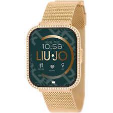 Smart Watch LIU JO LUXURY VOICE SLIM SWLJ100 Stainless Steel Gold Rose Mesh Touchscreen